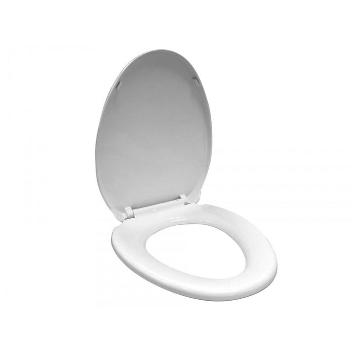 Asiento WC Elongado Reforzado Blanco Hoffens