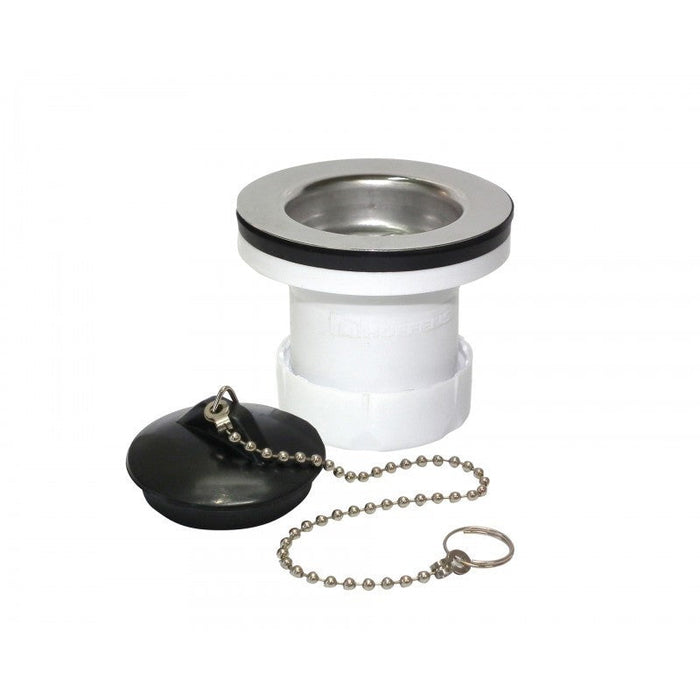 Desague 1. Rejilla Inox Con Tapon Y Cadena Hoffens