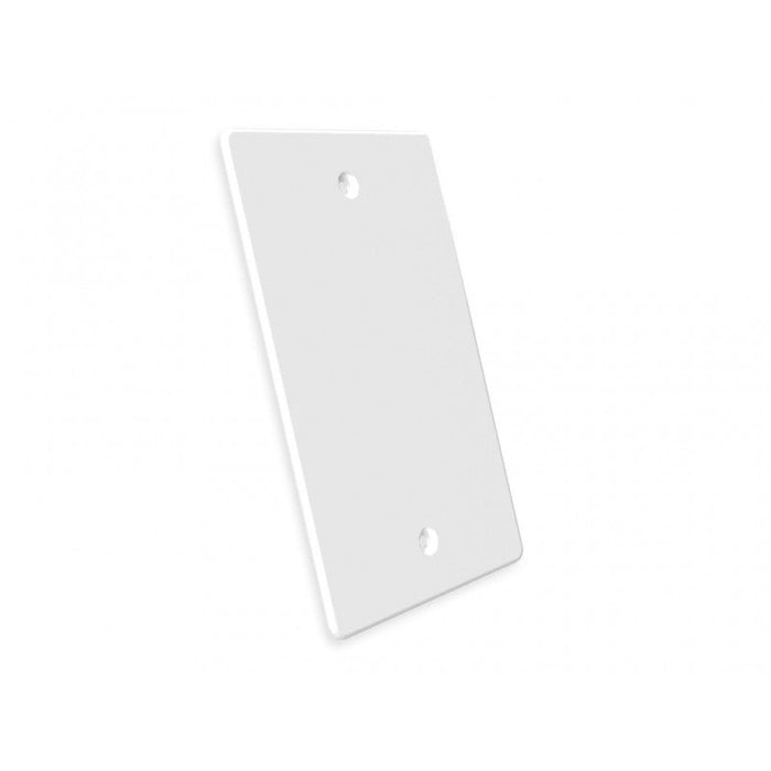 Tapa Caja Ciega Con Tornillos Blanca Hoffens